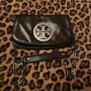Tory Burch Distressed Metallic Crossbody